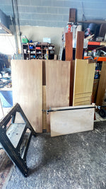 REFINISHED Danish Mid Century Modern Teak Wardrobe w Sliding Doors 13