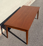 REFINISHED Mid Century Modern Teak Coffee Table, 51