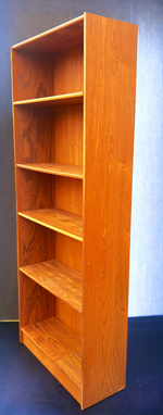 RESTORED Danish Mid Century Modern Teak Bookcase  H 76