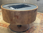 REFINISHED MCM Electrohome Circa 75 Model 703 Circular Stereo Console w Speakers 16