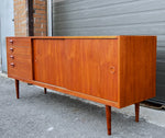 REFINISHED Danish Mid Century Teak Sideboard by Kai Kristiansen 71