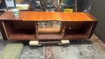 REFINISHED MCM teak sideboard with tambour doors by RS Associates 78