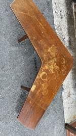 REFINISHED Danish Mid Century Modern Teak Boomerang Extension Coffee Table 16