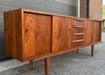 REFINISHED Mid Century Modern Teak Sideboard Narrow 74