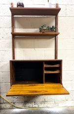 REFINISHED Danish MCM Teak Modular Wall Unit CADO by Poul Cadovius 2