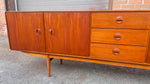 REFINISHED Dutch Mid Century Modern Teak Sideboard by W.Watting for Fristho 96.5
