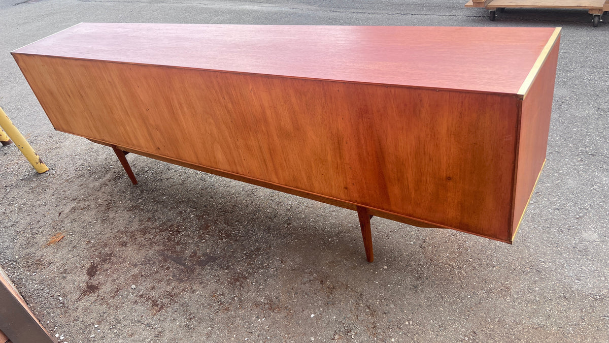 REFINISHED Dutch Mid Century Modern Teak Sideboard by W.Watting for Fristho 96.5