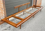 REFINISHED Mid Century Modern A. Pearsall Floating Sofa w End Tables 889-S 7