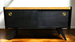 REFINISHED R. Spanner PASADENA Table, Buffet, Server w Cork Tops & 4 Chairs 3