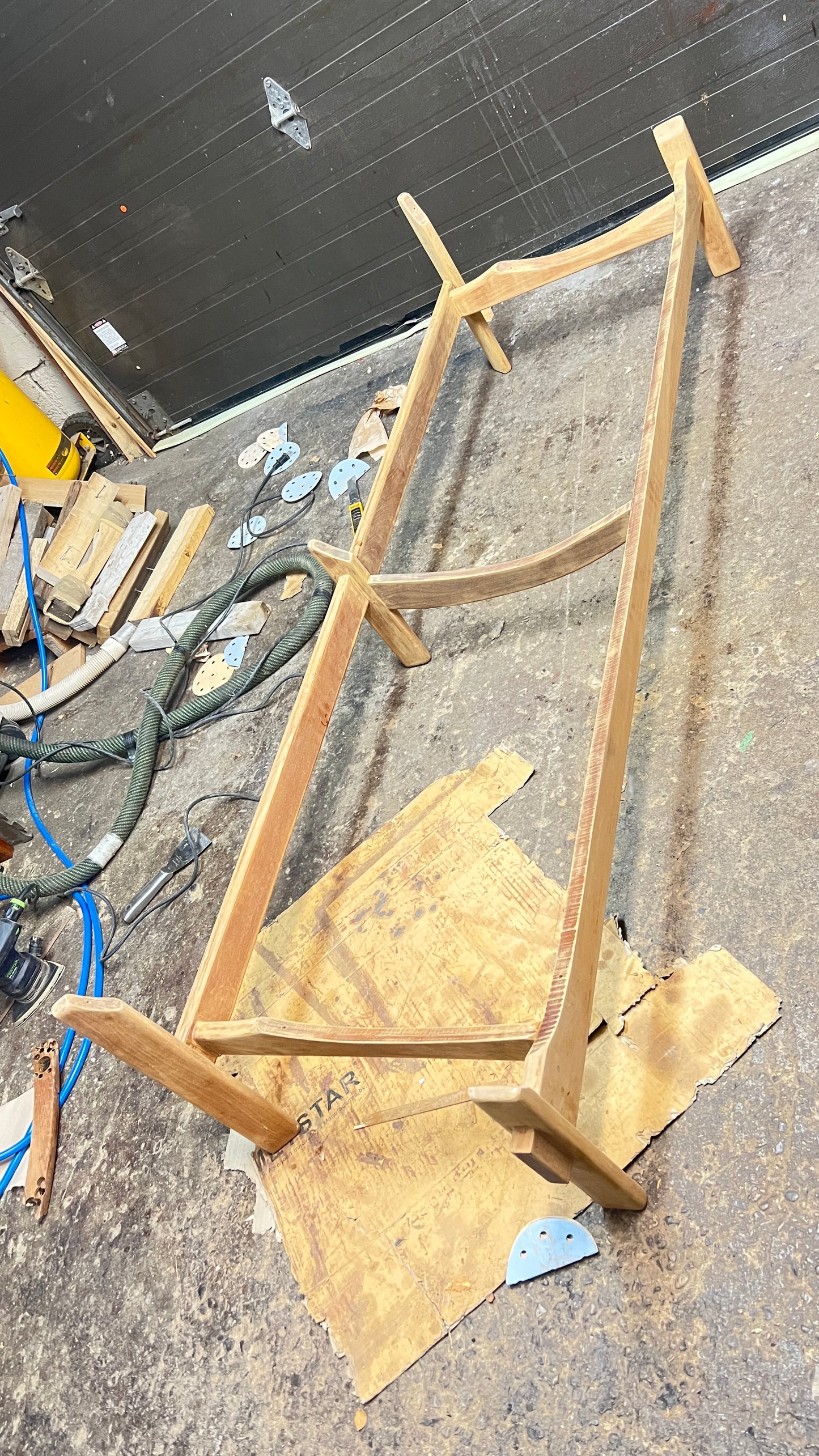 REFINISHED Mid Century Modern R.Huber Teak Scoop Tub Sofa XL