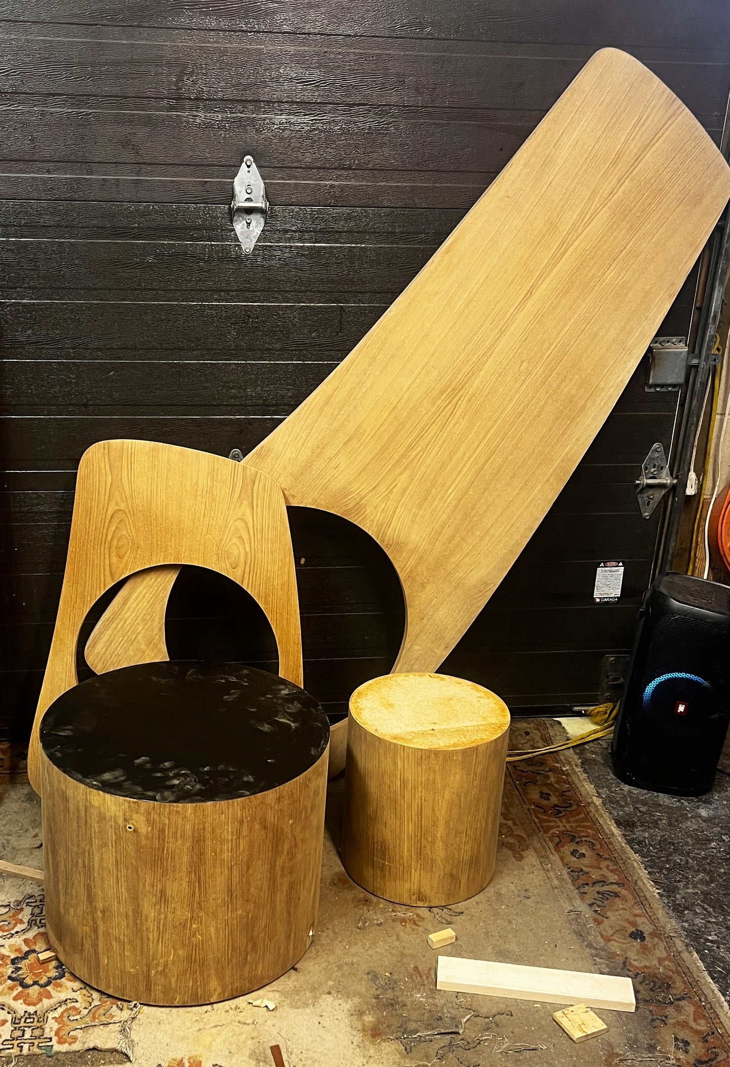 REFINISHED MCM Teak Martini Cocktail Table by RS Associates