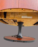 REFINISHED MCM Electrohome Circa 75 Model 703 Circular Stereo Console w Speakers 13