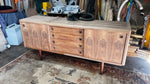 REFINISHED Danish Mid Century Modern Rosewood Sideboard 70
