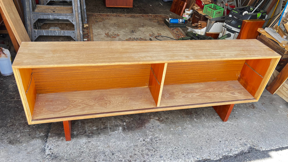 REFINISHED Danish MCM Teak Console by Axel Christensen for ACO Møbler 71