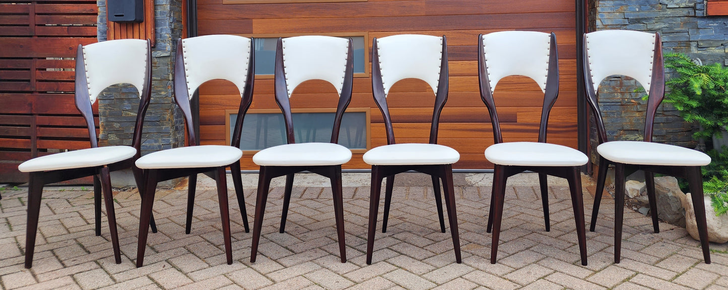 Italian Mid-Century Modern Dining Table & 6 Chairs by Carlo De Carli