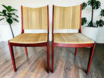 2 RESTORED Danish MCM Brazilian Rosewood Chairs by Johannes Andersen 2