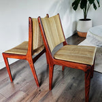 2 RESTORED Danish MCM Brazilian Rosewood Chairs by Johannes Andersen 4
