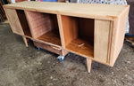 REFINISHED Danish MCM Teak Tambour Credenza by Kofod Larsen 83