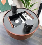 REFINISHED MCM Electrohome Circa 75 Model 703 Circular Stereo Console w Speakers 10