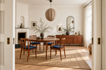 4 REFINISHED REUPHOLSTERED MCM Walnut Chairs by Honderich 3
