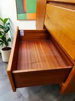 Mid Century Modern Teak Wardrobe or Gentleman's Chest 48