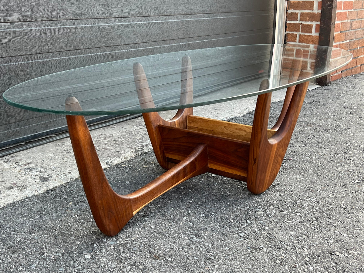 REFINISHED Mid-Century Modern Biomorphic Coffee Table by Kroehler, A.Pearsall style 60
