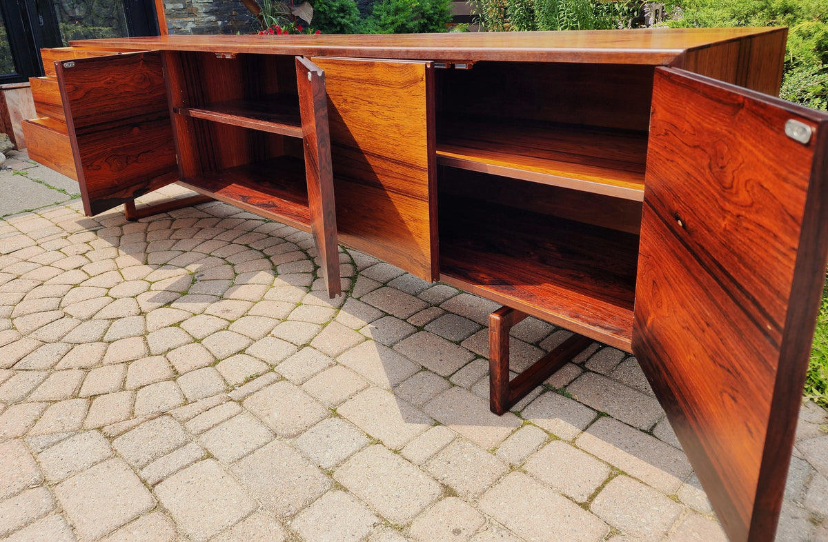 REFINISHED Danish MCM Brazilian Rosewood Sideboard MK-511 by Arne Hovmand-Olsen 94.5