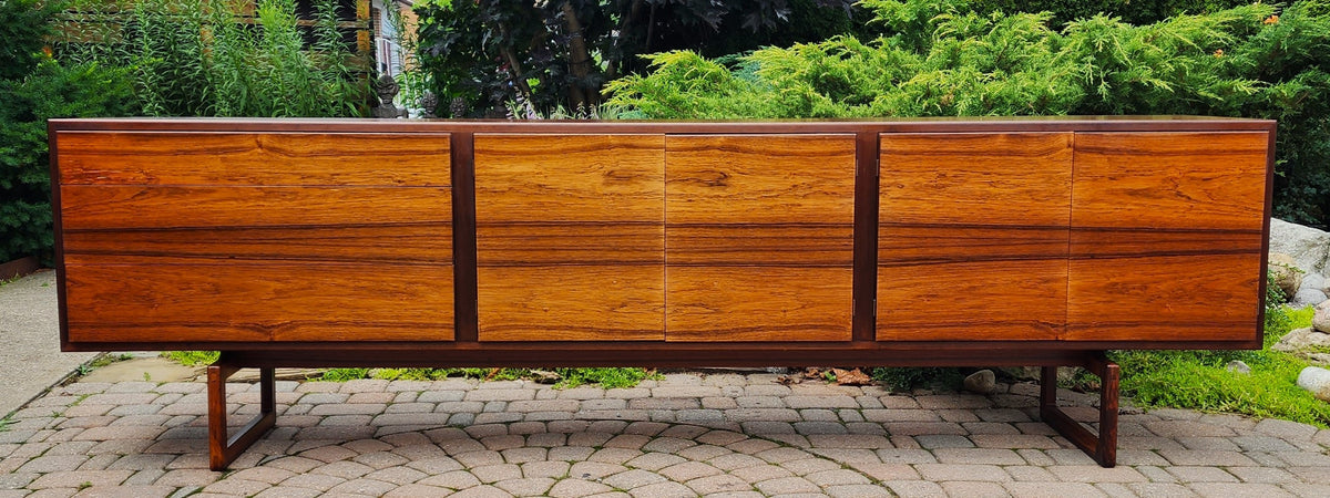 REFINISHED Danish MCM Brazilian Rosewood Sideboard MK-511 by Arne Hovmand-Olsen 94.5