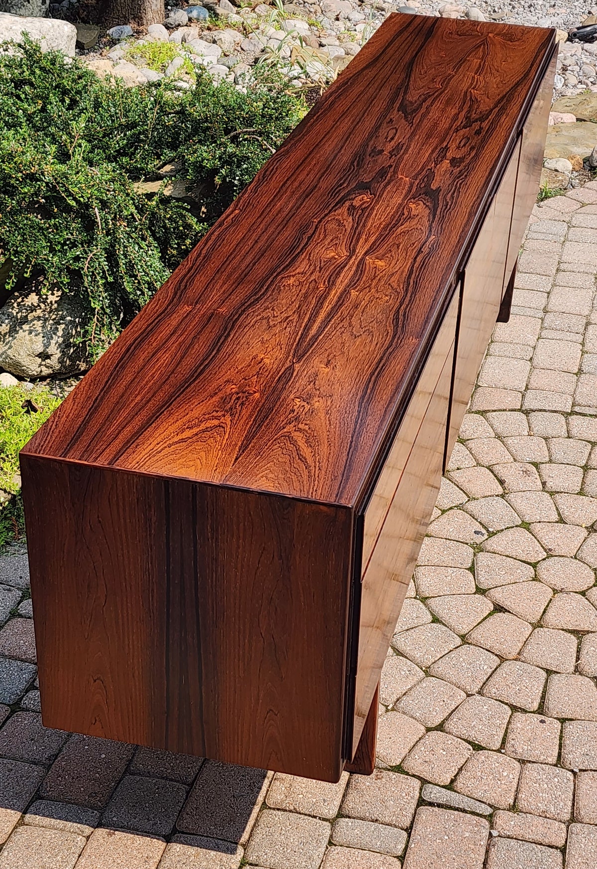 REFINISHED Danish MCM Brazilian Rosewood Sideboard MK-511 by Arne Hovmand-Olsen 94.5