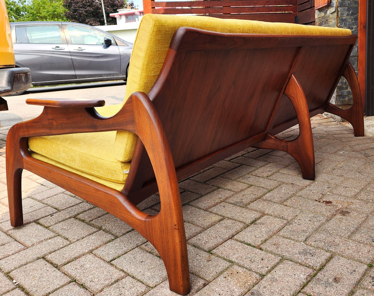 REFINISHED REUPHOLSTERED Mid Century Modern  Adrian Pearsall Sofa 80
