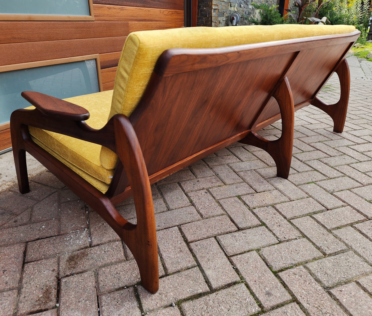 REFINISHED REUPHOLSTERED Mid Century Modern  Adrian Pearsall Sofa 80