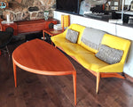 REFINISHED Danish Mid Century Modern Teak Coffee Table by J.Andersen 62.5
