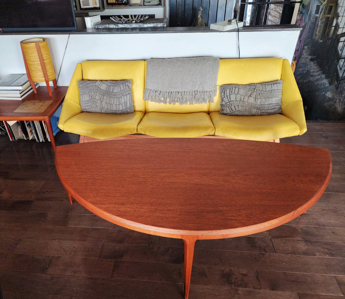 REFINISHED Danish Mid Century Modern Teak Coffee Table by J.Andersen 62.5