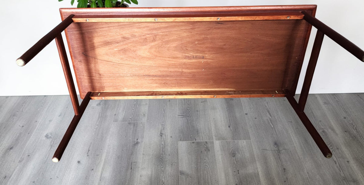 REFINISHED Mid Century Modern Teak Coffee Table, Norway, 50