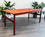 REFINISHED Mid Century Modern Teak Coffee Table, Norway, 50
