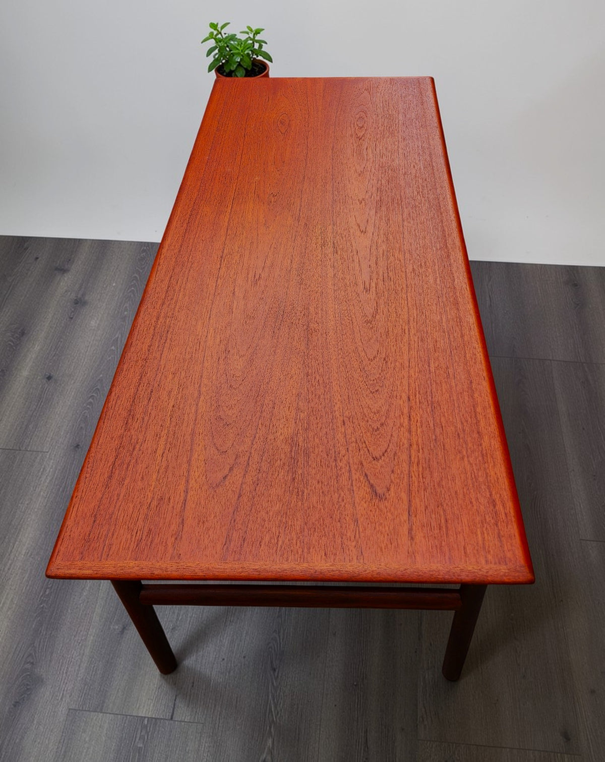 REFINISHED Mid Century Modern Teak Coffee Table, Norway, 50