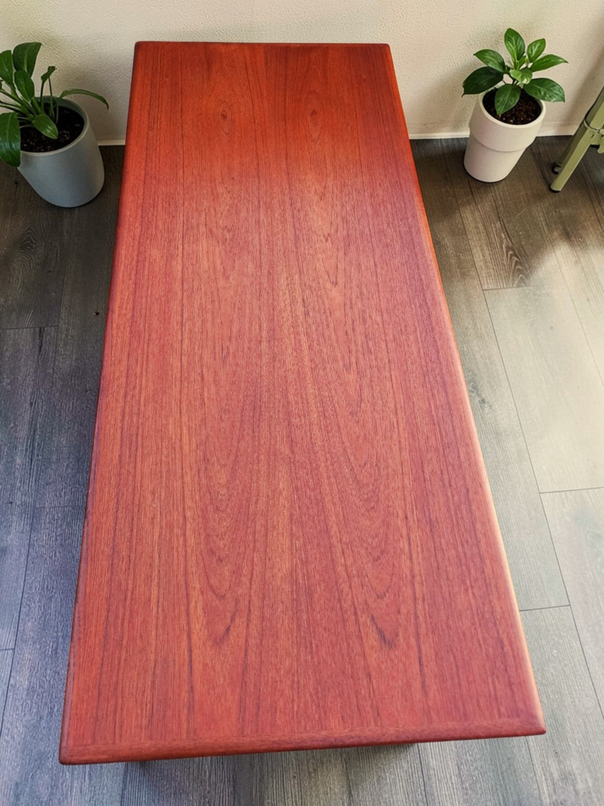 REFINISHED Mid Century Modern Teak Coffee Table, Norway, 50