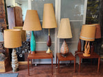 Mid Century Modern Pottery Lamp by Maurice Chalvignac 39.5