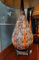 Mid Century Modern Pottery Lamp by Maurice Chalvignac 39.5