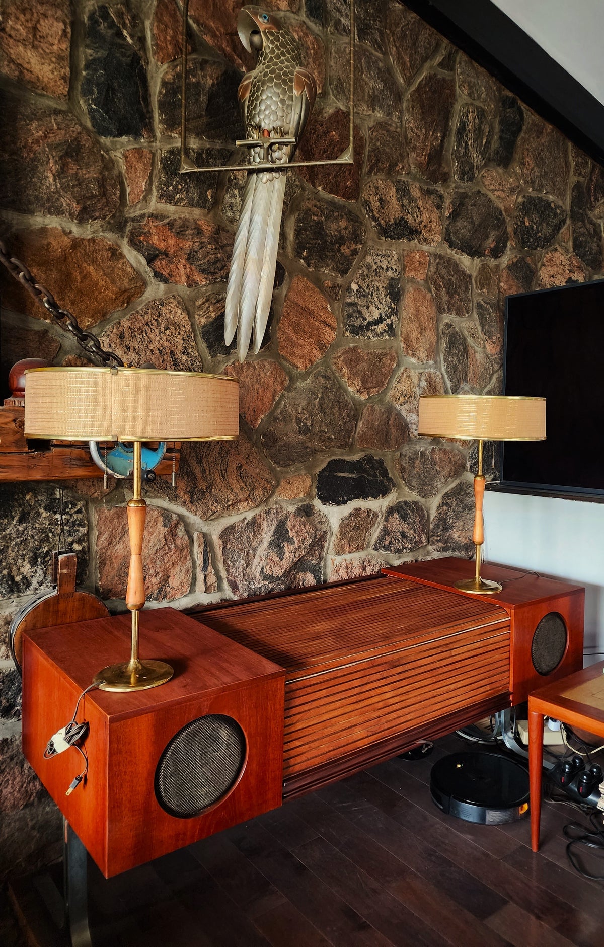 Set of 2 Mid Century Modern Table Lamps by Gerald Thurston for Lightolier