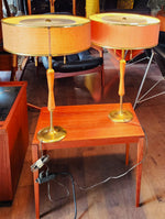 Set of 2 Mid Century Modern Table Lamps by Gerald Thurston for Lightolier 9
