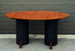 REFINISHED Mid Century Modern Teak Dining Table La Rose 60