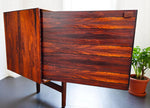 REFINISHED Mid Century Modern Brazilian Rosewood Sideboard  Hertug by F. Kayser 86