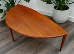 REFINISHED Danish Mid Century Modern Teak Coffee Table by J.Andersen 62.5