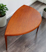 REFINISHED Danish Mid Century Modern Teak Coffee Table by J.Andersen 62.5