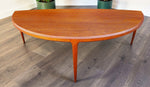REFINISHED Danish Mid Century Modern Teak Coffee Table by J.Andersen 62.5