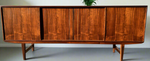 REFINISHED Danish MCM Brazilian Rosewood Sideboard by E.W.Bach  77
