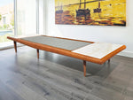 REFINISHED Mid Century Modern Daybed Sofa by A. Pearsall w NEW CUSHIONS 14