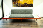 REFINISHED Mid Century Modern Daybed Sofa by A. Pearsall w NEW CUSHIONS 3