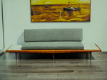 REFINISHED Mid Century Modern Daybed Sofa by A. Pearsall w NEW CUSHIONS 7